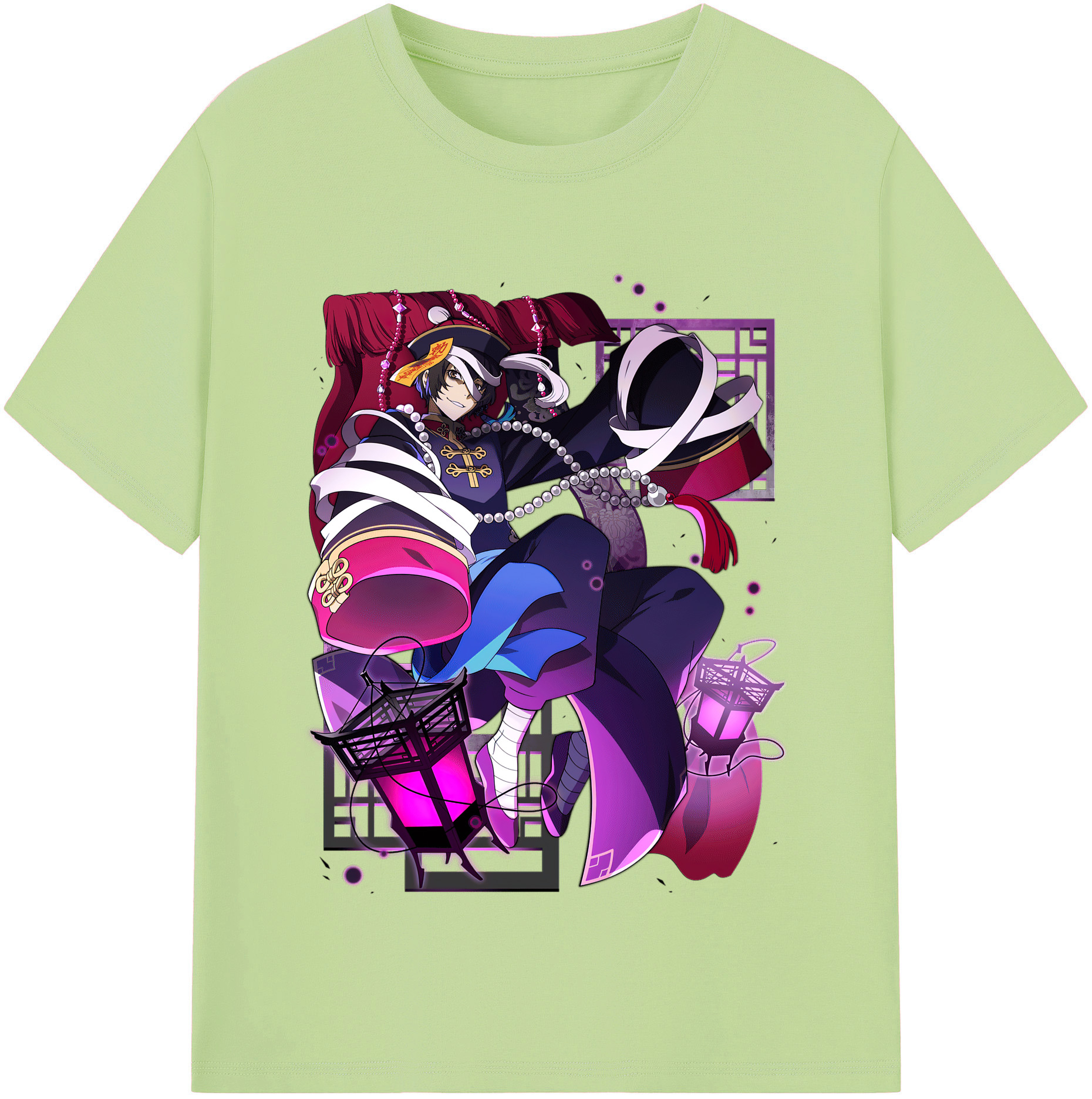（画像用） 文豪ストレイドッグス Bungo Stray Dogs 綿100％半袖Tシャツ（フロントプリント）
